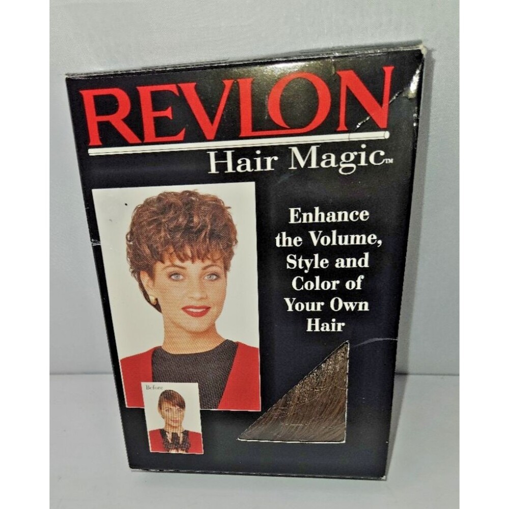 VTG Revlon Hair Magic straight Light Red NOS Synthetic Enhancer wig 1980's